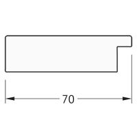 Зеркало Evoform Octagon 57х57 BY 7310 в багетной раме - Соты титан 70 мм — фото 4, Мебель для ванной