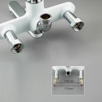 Душевая система Frap H49 F2449 Белая Хром — фото 3, Душевые стойки