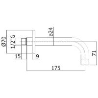 Товар: Излив для смесителя Paffoni Light ZBOC139BO Белый матовый - фото 2 Излив для смесителя Paffoni Light ZBOC139BO Белый матовый — фото 2, Комплектующие для душевого оборудования