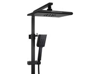 Товар: Душевая система Kaiser Quadris 25182-2 с термостатом Черная матовая - фото 4 Душевая система Kaiser Quadris 25182-2 с термостатом Черная матовая — фото 4, Душевое оборудование. Душевая программа