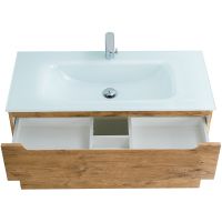 Тумба под раковину BelBagno Etna-H60 100 ETNA-H60-1000-2C-SO-RN-P подвесная Rovere Nature — фото 7, Тумбы под раковину