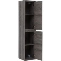 Шкаф пенал Aquanet Милан 35 336387 подвесной Дуб рошелье — фото 4, Пеналы для ванной комнаты