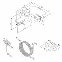 Смеситель для ванны AM.PM X-Joy S F85B15000 Хром — фото 8, Смеситель для ванны