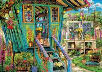 Фреска детская Ortograf Детские 17024 Фактура флок FLK Флизелин (3,8*2,7) Разноцветный, Домики/Цветы арт-17024 (флок FLK) — фото 2, Фрески