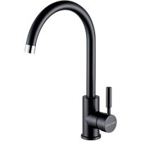 Смеситель для кухни Paulmark Holstein Ho212063-401 Антрацит — фото 1, Смесители для кухни