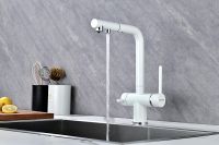 Смеситель для кухни Paulmark Serpentine Se213222-431 Белый матовый — фото 12, Смесители для кухни