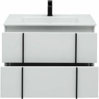 Тумба под раковину Allen Brau Reality 80 1.32005.WM подвесная Белая матовая — фото 8, Мебель для ванной