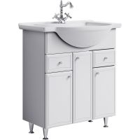 Товар: Тумба под раковину Aqwella Барселона 85 BA0108K с бельевой корзиной Белый - фото 1 Тумба под раковину Aqwella Барселона 85 BA0108K с бельевой корзиной Белый — фото 1, Тумбы под раковину