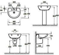 Товар: Раковина Jacob Delafon Patio 55 E4158NG-00 Белая - фото 6 Раковина Jacob Delafon Patio 55 E4158NG-00 Белая — фото 6, Раковины подвесные