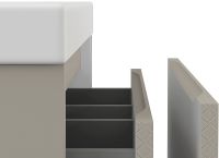 Товар: Тумба под раковину Cersanit Grande 60 64309 подвесная Бежевая - фото 8 Тумба под раковину Cersanit Grande 60 64309 подвесная Бежевая — фото 8, Мебель для ванной