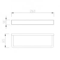 Полотенцедержатель Abber Westen AA1753B Черный матовый — фото 2, Полотенцедержатели