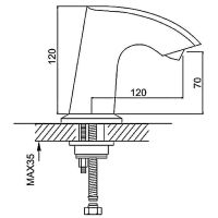 Смеситель для раковины Gappo Хром арт-G518 — фото 11, Смесители для раковины