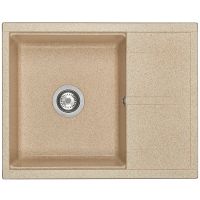 Кухонная мойка Aquaton Делия 65 1A718632DE220 Песочная — фото 1, Кухонные мойки