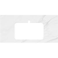 Столешница под раковину Kerama Marazzi Plaza Classic Neo Монте тиберио 100 PL2.SG507120R\100 Белый мрамор — фото 1, Столешницы под раковину