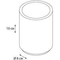 Стакан для зубных щеток Fixsen Coin FX-250-3 Черный — фото 2, Мыльницы