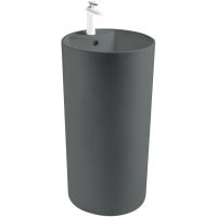 Раковина SantiLine 46 SL-4003MG Серая матовая — фото 1, Раковины