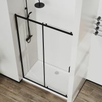 Товар: Душевая дверь Vincea City 130 VDS-5CT130CLB профиль Черный стекло прозрачное - фото 5 Душевая дверь Vincea City 130 VDS-5CT130CLB профиль Черный стекло прозрачное — фото 5, Душевые двери в нишу