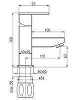 Смеситель для раковины Rav Slezak Loira Хром арт-LR526.5 — фото 5, Смесители для раковины