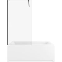 Товар: Шторка на ванну Allen Brau Infinity 3 80 3.21063.BBA профиль Черный браш стекло прозрачное - фото 2 Шторка на ванну Allen Brau Infinity 3 80 3.21063.BBA профиль Черный браш стекло прозрачное — фото 2, Неподвижные шторки для ванной