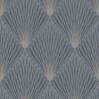 Обои Andrea Rossi Arlequin 54300-4 Винил на флизелине (1,06*10,05) Серый, Ромб — фото 1, Обои для стен