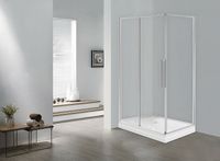 Душевой уголок Esbano Surf 120x90 ESOGS129PSC профиль Хром стекло прозрачное — фото 3, Прямоугольные душевые уголки