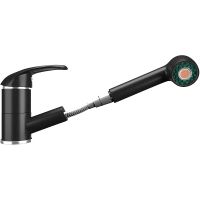 Смеситель для кухни Ulgran Classic U-002-344 Ультра-черный — фото 1, Смесители