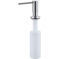 Дозатор для жидкого мыла WasserKRAFT K-1499 Хром матовый — фото 1, Дозаторы для кухонных моек