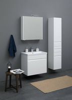 Зеркальный шкаф Aquanet Палермо 60 203939 Белый — фото 4, Зеркальные шкафы в ванную