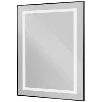 Зеркало BelBagno Kraft 70 с подсветкой Черное с сенсорным выключателем арт-SPC-KRAFT-700-800-SENS-NERO — фото 8, Зеркала в ванную комнату
