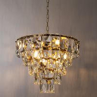 Товар: Люстра Divinare Chara 3508/17 LM-6 Прозрачная Латунь - фото 5 Люстра Divinare Chara 3508/17 LM-6 Прозрачная Латунь — фото 5, Люстры