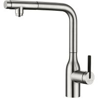 Смеситель для кухни Paulmark Viper Vi213105-NI Никель — фото 1, Смесители для кухни