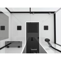 Душевая кабина Black&White Galaxy 8800110 без гидромассажа — фото 6, Душевые кабины