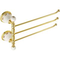 Полотенцедержатель Migliore Provance 17705 поворотный Золото — фото 1, Полотенцедержатели