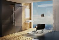 Душевая перегородка Ravak Walk-In Free 140 GW9FM0C00Z1 профиль Хром стекло Transparent — фото 8, Душевые перегородки