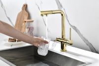 Товар: Смеситель для кухни Paulmark Serpentine Se213222-G Золото - фото 14 Смеситель для кухни Paulmark Serpentine Se213222-G Золото — фото 14, Смесители