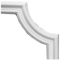 Угловой элемент Decomaster 97803-3 190x190x16 мм — фото 1, Молдинги