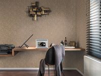 Обои LOYMINA Liberty LIB5 010/2 Флизелин (1*10,05) Коричневый/Фиолетовый, Геометрия — фото 3, Обои для стен