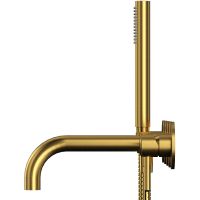 Товар: Смеситель для ванны Whitecross Y brushed gold Y1240GLB Брашированное золото - фото 2 Смеситель для ванны Whitecross Y brushed gold Y1240GLB Брашированное золото — фото 2, Смесители