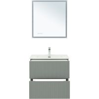 Тумба под раковину Aquanet Джейн 70 313317 подвесная Мисти грин — фото 8, Тумбы под раковину