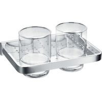 Стакан для зубных щеток Art&Max Maxima AM-F-8920A двойной Хром — фото 1, Мыльницы