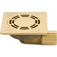 Душевой трап Migliore Ricambi 20216 с решеткой Золото — фото 1, Трапы для душа