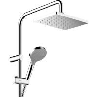 Товар: Душевая система Hansgrohe Vernis Shape Showerpipe 26282000 Хром - фото 2 Душевая система Hansgrohe Vernis Shape Showerpipe 26282000 Хром — фото 2, Душевое оборудование. Душевая программа