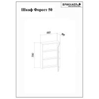 Товар: Зеркальный шкаф Бриклаер Форест 50 4627125414701 с подсветкой Дуб золотой Антрацит - фото 6 Зеркальный шкаф Бриклаер Форест 50 4627125414701 с подсветкой Дуб золотой Антрацит — фото 6, Мебель для ванной