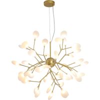 Люстра Artelamp Candy A7274SP-45GO Белая Золото — фото 1, Люстры