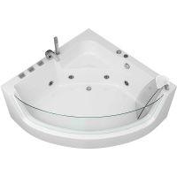 Акриловая ванна Grossman 150х150 GR-15000-1 с гидромассажем — фото 1, Акриловые ванны