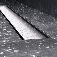 Душевой лоток AM.PM MasterFlow 80 W01SC-U11-080-04SB с решеткой Хром матовый / под плитку Tile — фото 9, Душевые лотки