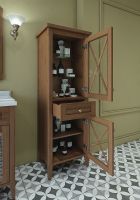 Товар: Шкаф пенал Caprigo Napoli Promo 56 33650R-B168 Темное дерево - фото 2 Шкаф пенал Caprigo Napoli Promo 56 33650R-B168 Темное дерево — фото 2, Пеналы для ванной комнаты