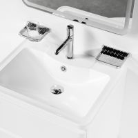 Тумба под раковину BelBagno 70 подвесная Bianco Lucido арт-ALBANO-700-2C-SO-BL — фото 7, Тумбы под раковину