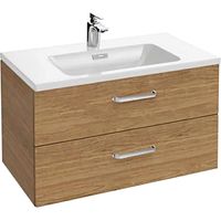 Тумба под раковину Jacob Delafon Vox 80 EB2078-R1-E16 подвесная Ореховое дерево — фото 1, Тумбы под раковину