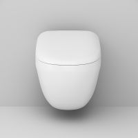 Унитаз AM.PM Sensation FlashClean подвесной с гигиеническим душем и ершиком с сиденьем Микролифт арт-CK30H0904W — фото 6, Подвесные унитазы